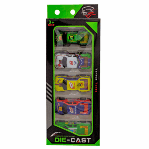 set de 5 camionetas deportivas de juguete tipo die-cast colores variados