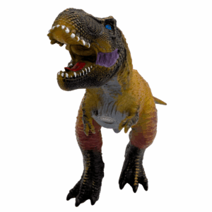 Juguete de dinosaurio relleno con sonido y diseño realista