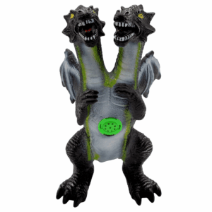 Dragón de doble cabeza con sonido para niños y coleccionistas