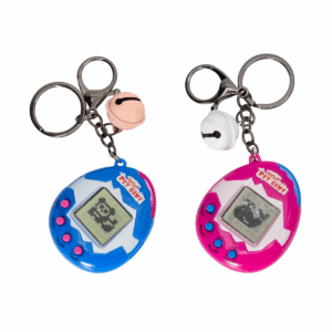 Mini Llaveros Tamagotchi Individual en colores surtidos con mascota virtual.