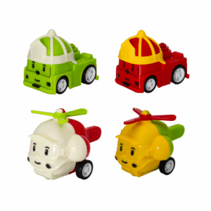 set de 9 carritos con caritas juguetes