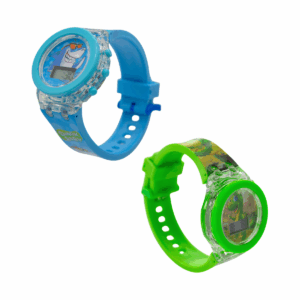 Reloj de mano infantil con luz en colores surtidos y diseño digital