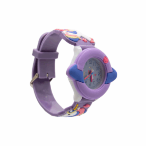 Reloj de mano infantil con diseños coloridos