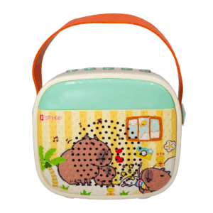 Parlante infantil con micrófono portátil diseño colorido