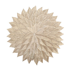 individual de mesa redondo con diseño radial en relieve de 38 cm en diferentes colores