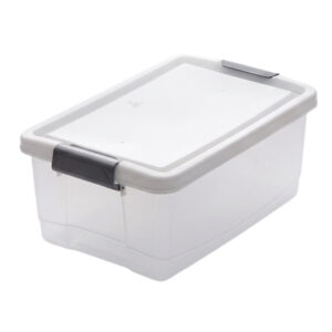 Caja organizadora Polar Tayrona #4 Baja de 10 litros con tapa y cierres laterales